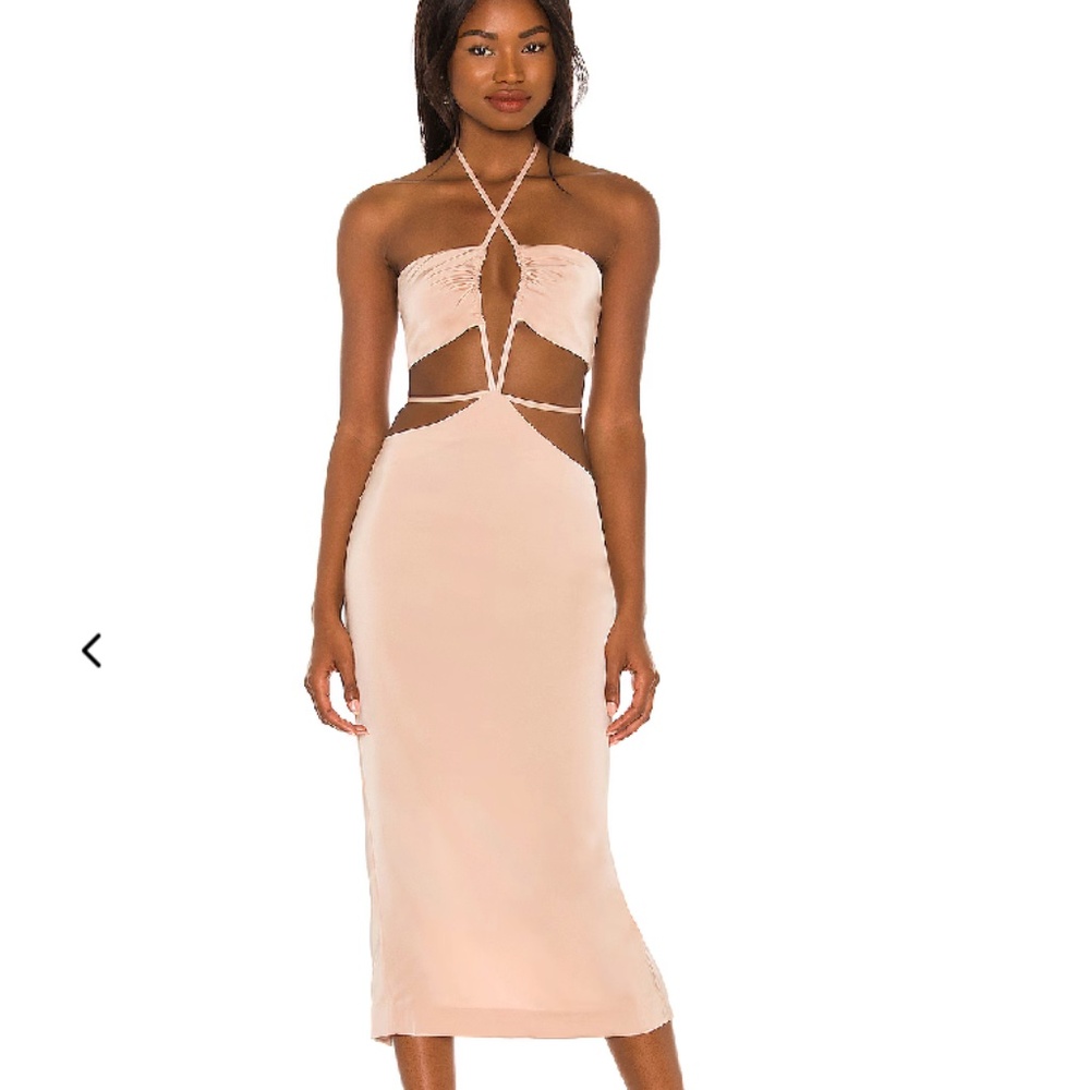 NWOT h:ours Enza Midi Dress XS